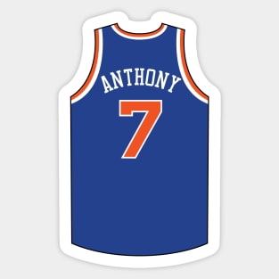 Carmelo Anthony New York Jersey Qiangy Sticker